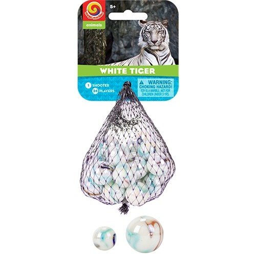 PLAY VISIONS MARBLES WHITE TIGER PLAY VISIONS MARBLES WHITE TIGER