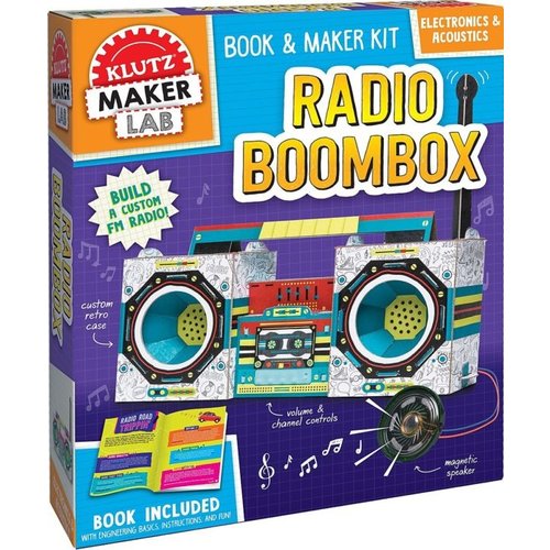 KLUTZ KLUTZ STEM RADIO BOOMBOX KLUTZ KLUTZ STEM RADIO BOOMBOX