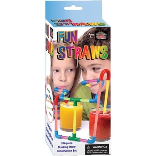 PLAY VISIONS FUN STRAWS (104pc) PLAY VISIONS FUN STRAWS (104pc)