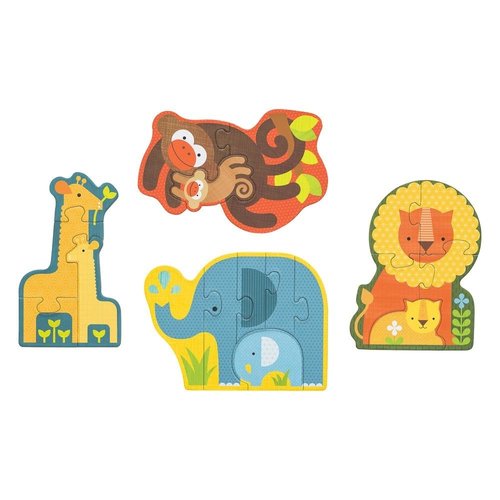 WILD & WOLF BEGINNER PUZZLE - SAFARI BABIES WILD & WOLF BEGINNER PUZZLE - SAFARI BABIES