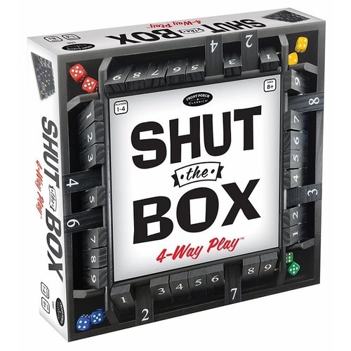 UNIVERSITY GAMES SHUT THE BOX 4-WAY PLAY UNIVERSITY GAMES SHUT THE BOX 4-WAY PLAY