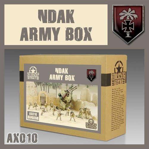 DUST USA DUST 1947 AXIS NDAK ARMY BOX DUST USA DUST 1947 AXIS NDAK ARMY BOX