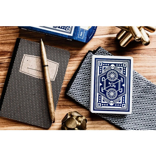 ART OF PLAY DKNG BLUE WHEEL PLAYING CARDS ART OF PLAY DKNG BLUE WHEEL PLAYING CARDS