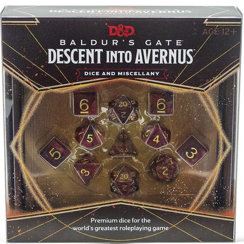 Wizards of the Coast D&D 5E: BALDUR'S GATE - DESCENT INTO AVERNUS - DICE Wizards of the Coast D&D 5E: BALDUR'S GATE - DESCENT INTO AVERNUS - DICE