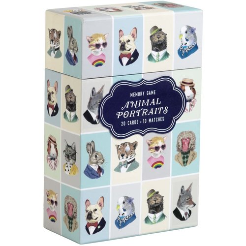 HACHETTE/CHRONICLE/MUDPUPPY MEMORY ANIMAL PORTRAITS HACHETTE/CHRONICLE/MUDPUPPY MEMORY ANIMAL PORTRAITS