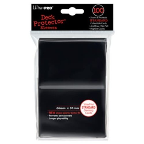 Ultra Pro International DECK PROTECTOR: SOLID BLACK (100) Ultra Pro International DECK PROTECTOR: SOLID BLACK (100)