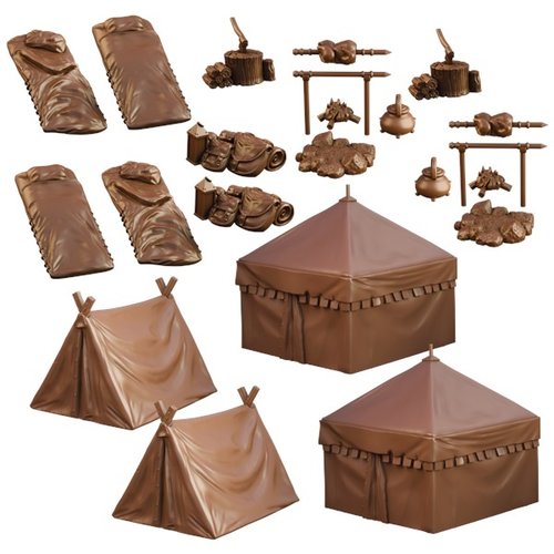 Mantic Entertainment LTD. TERRAIN CRATE: CAMPSITE Mantic Entertainment LTD. TERRAIN CRATE: CAMPSITE