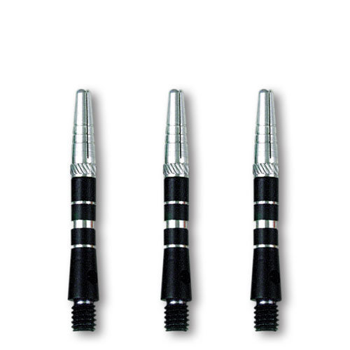 DART WORLD SHAFT TOP SPIN SHORT BLACK (Set of 3) DART WORLD SHAFT TOP SPIN SHORT BLACK (Set of 3)