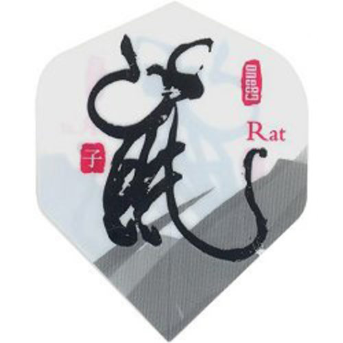 MAGIC/A-Z DARTS FLIGHT CHINESE ZODIAC RAT (Set of 3) MAGIC/A-Z DARTS FLIGHT CHINESE ZODIAC RAT (Set of 3)