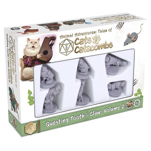 Steam Forged Games MINIS: CATS & CATACOMBS - TOOTH & CLAW 2 Steam Forged Games MINIS: CATS & CATACOMBS - TOOTH & CLAW 2