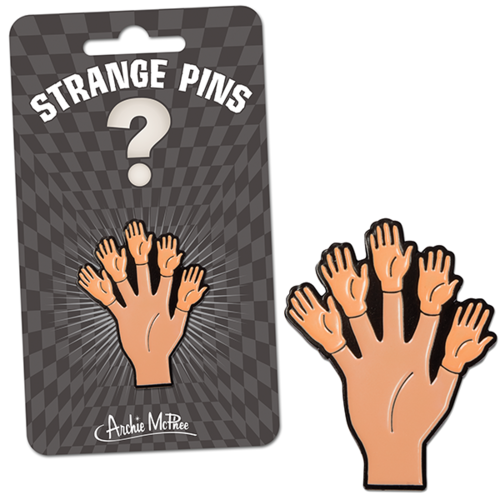 Archie McPhee PIN: FINGER HANDS Archie McPhee PIN: FINGER HANDS