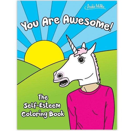 Archie McPhee SELF-ESTEEM COLORING BOOK Archie McPhee SELF-ESTEEM COLORING BOOK