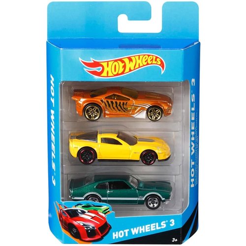 MATTEL HOT WHEELS 3-CAR ASSORTMENT MATTEL HOT WHEELS 3-CAR ASSORTMENT