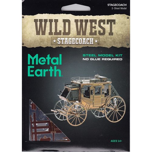 Metal Earth 3D METAL EARTH WILD WEST STAGECOACH Metal Earth 3D METAL EARTH WILD WEST STAGECOACH