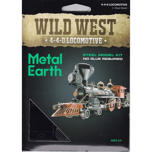 Metal Earth 3D METAL EARTH WILD WEST 4-4-0 LOCOMOTIVE