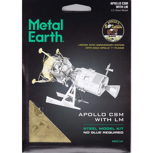 Metal Earth 3D METAL EARTH APOLLO CSM W/ LM Metal Earth 3D METAL EARTH APOLLO CSM W/ LM
