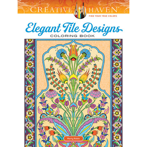 DOVER PUBLICATIONS COLORING BOOK: ELEGANT TILE DESIGNS DOVER PUBLICATIONS COLORING BOOK: ELEGANT TILE DESIGNS
