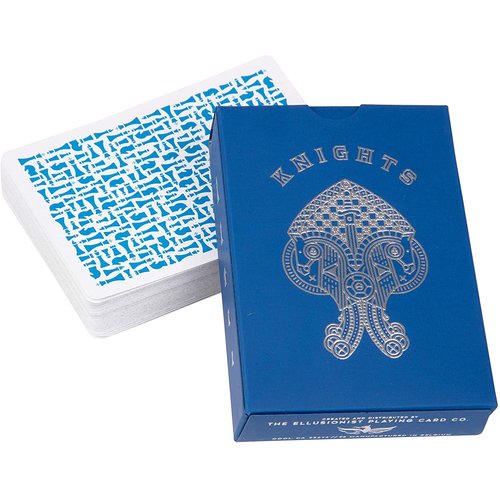 ELLUSIONIST ELLUSIONIST BLUE KNIGHTS PLAYING CARDS ELLUSIONIST ELLUSIONIST BLUE KNIGHTS PLAYING CARDS