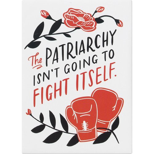 EMILY MCDOWELL STUDIO MAGNET: SMASH THE PATRIARCHY EMILY MCDOWELL STUDIO MAGNET: SMASH THE PATRIARCHY