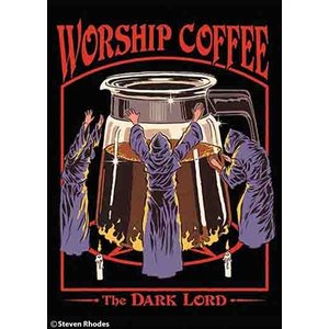 Ephemera MAGNET: WORSHIP COFFEE