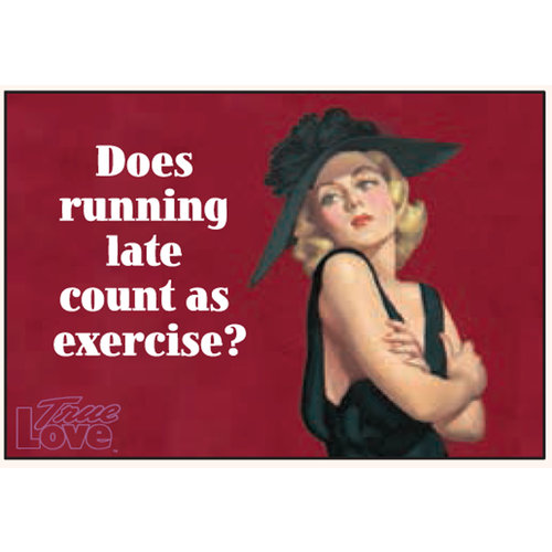 EPHEMERA MAGNET: RUNNING LATE EXERCISE