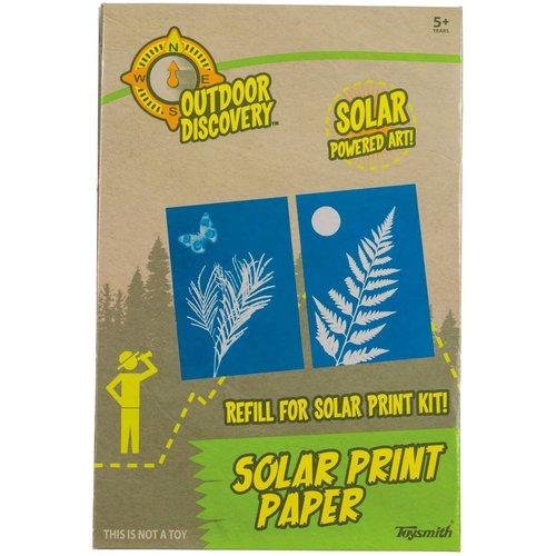 TOYSMITH GROUP KIT SOLAR PRINT PAPER (12pc) TOYSMITH GROUP KIT SOLAR PRINT PAPER (12pc)