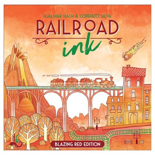 HORRIBLE GUILD GAME STUDIO RAILROAD INK - BLAZING RED HORRIBLE GUILD GAME STUDIO RAILROAD INK - BLAZING RED
