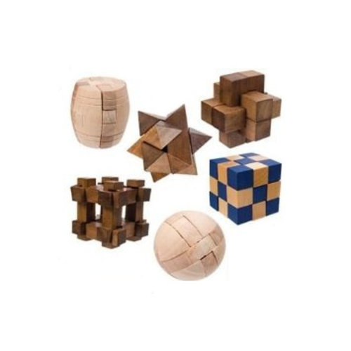 TOYSMITH GROUP 3D WOOD MINI PUZZLE ASSORTMENT TOYSMITH GROUP 3D WOOD MINI PUZZLE ASSORTMENT