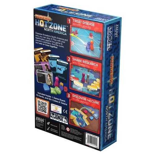 Z-Man Games PANDEMIC: HOT ZONE - NORTH AMERICA