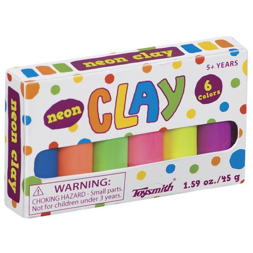 TOYSMITH GROUP BIN-MINI CLAY NEON (6 colors) TOYSMITH GROUP BIN-MINI CLAY NEON (6 colors)