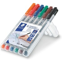 COLOR WATER SOLUBLE MARKER PEN (1.0mm) 6 PACK