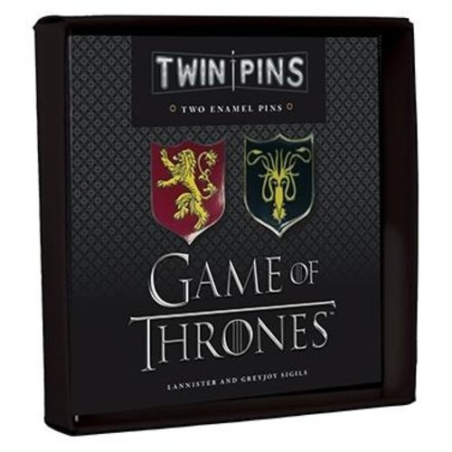 HACHETTE/CHRONICLE/MUDPUPPY PIN SET: GAME OF THRONES LANNISTER/GREYJOY HACHETTE/CHRONICLE/MUDPUPPY PIN SET: GAME OF THRONES LANNISTER/GREYJOY