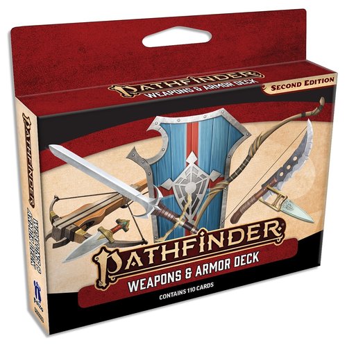 Paizo Publishing PATHFINDER 2ND EDITION: WEAPONS & ARMOR DECK