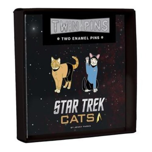 HACHETTE/CHRONICLE/MUDPUPPY PIN SET: STAR TREK CATS HACHETTE/CHRONICLE/MUDPUPPY PIN SET: STAR TREK CATS