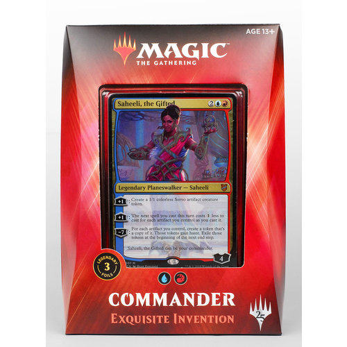 Wizards of the Coast MTG: 2018 - EXQUISITE INVENTION - COMMANDER DECK Wizards of the Coast MTG: 2018 - EXQUISITE INVENTION - COMMANDER DECK