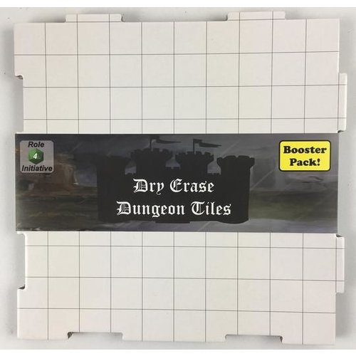 Role 4 Initiative DRY ERASE DUNGEON TILES: BOOSTER PACK - WHITE