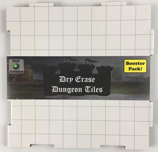 DRY ERASE DUNGEON TILES BOOSTER PACK WHITE Games of Berkeley