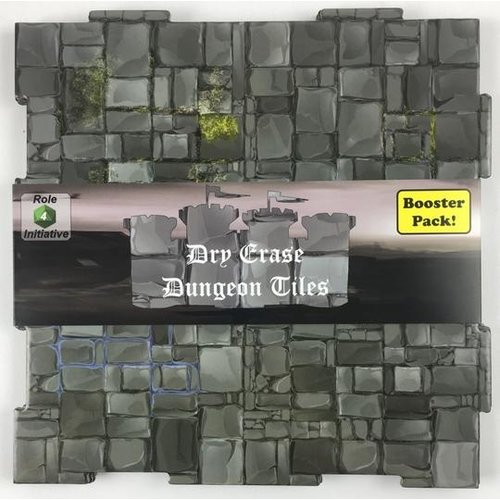 Role 4 Initiative DRY ERASE DUNGEON TILES: BOOSTER PACK - GRAYSTONE
