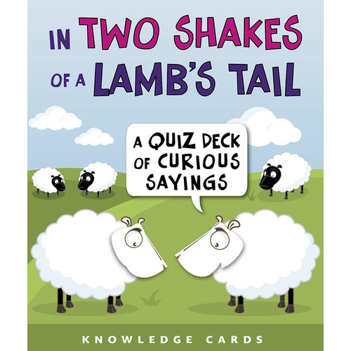 Pomegranate KNOWLEDGE CARDS: TWO SHAKES/LAMB'S TAIL Pomegranate KNOWLEDGE CARDS: TWO SHAKES/LAMB'S TAIL