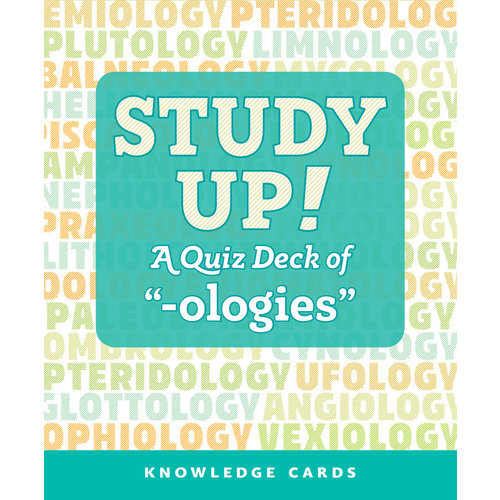Pomegranate KNOWLEDGE CARDS: STUDY UP "-OLOGIES" Pomegranate KNOWLEDGE CARDS: STUDY UP "-OLOGIES"
