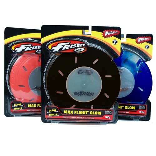 JOHN HANSEN COMPANY FRISBEE 160G MAX FLIGHT GLOW JOHN HANSEN COMPANY FRISBEE 160G MAX FLIGHT GLOW