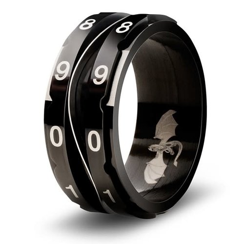Critsuccess LLC CLICKING LIFE COUNTER RING, BLACK Critsuccess LLC CLICKING LIFE COUNTER RING, BLACK