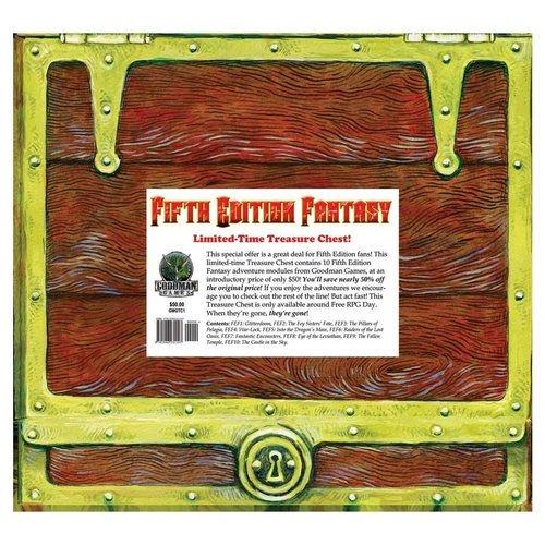 Goodman Games 5E: RPG TREASURE CHEST Goodman Games 5E: RPG TREASURE CHEST