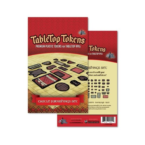 Geek Tank Games TABLETOP TOKENS: CASTLE FURNITURE Geek Tank Games TABLETOP TOKENS: CASTLE FURNITURE