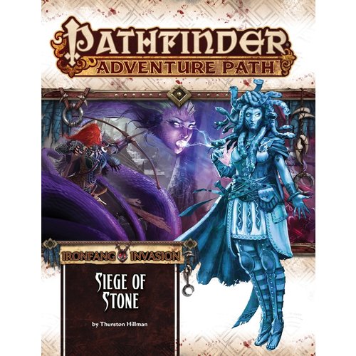 Paizo Publishing PATHFINDER RPG ADVENTURE PATH #118: IRONFANG INVASION 4 - SIEGE OF STONE Paizo Publishing PATHFINDER RPG ADVENTURE PATH #118: IRONFANG INVASION 4 - SIEGE OF STONE