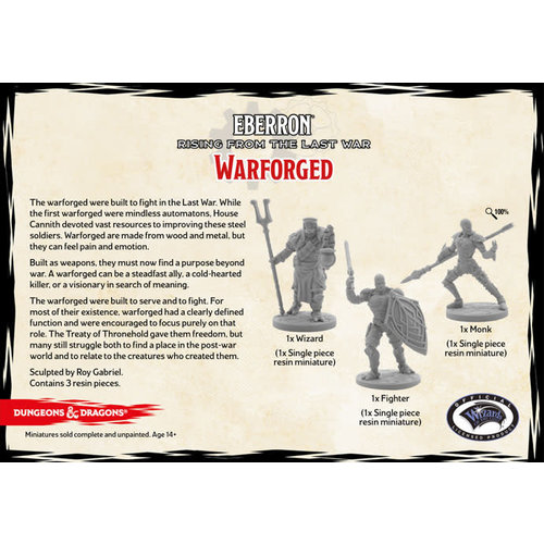 Gale Force Nine D&D 5E: COLLECTOR SERIES - EBERRON: WARFORGED Gale Force Nine D&D 5E: COLLECTOR SERIES - EBERRON: WARFORGED