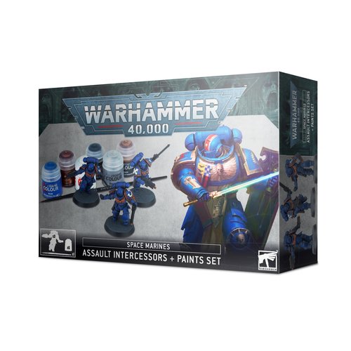 Games Workshop 40K SM ASSAULT INTERCESSORS PAINT SET Games Workshop 40K SM ASSAULT INTERCESSORS PAINT SET