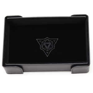 Die Hard Dice DICE TRAY: MAGNETIC BLACK RECTANGLE