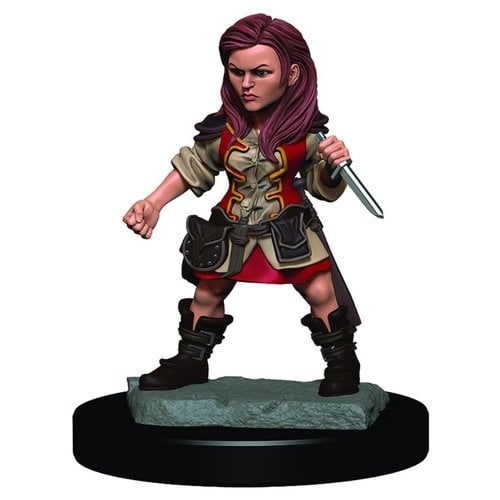 Wizkids MINIS: ICONS OF THE REALMS: HALFLING FEMALE ROGUE