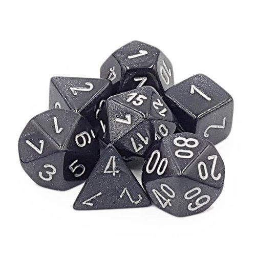 Chessex DICE SET 7 BOREALIS SMOKE Chessex DICE SET 7 BOREALIS SMOKE